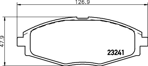 HELLA PAGID 8DB 355 017-021 - Тормозные колодки, дисковые, комплект autosila-amz.com