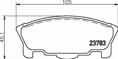 HELLA PAGID 8DB 355 017-311 - Тормозные колодки, дисковые, комплект autosila-amz.com