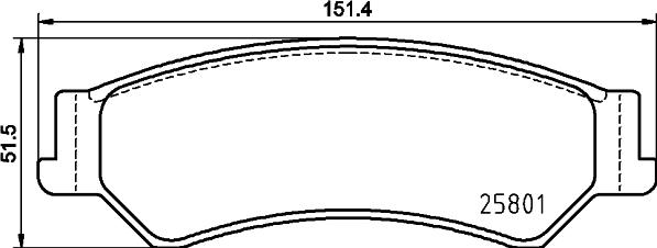 HELLA PAGID 8DB 355 029-971 - Тормозные колодки, дисковые, комплект autosila-amz.com