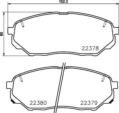 HELLA PAGID 8DB 355 024-901 - Тормозные колодки, дисковые, комплект autosila-amz.com