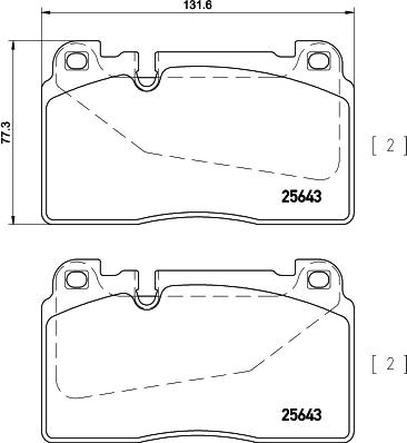 HELLA PAGID 8DB 355 020-251 - Тормозные колодки, дисковые, комплект autosila-amz.com