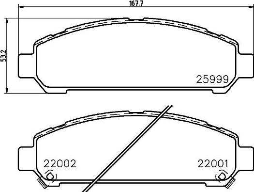 HELLA PAGID 8DB 355 021-821 - Тормозные колодки, дисковые, комплект autosila-amz.com