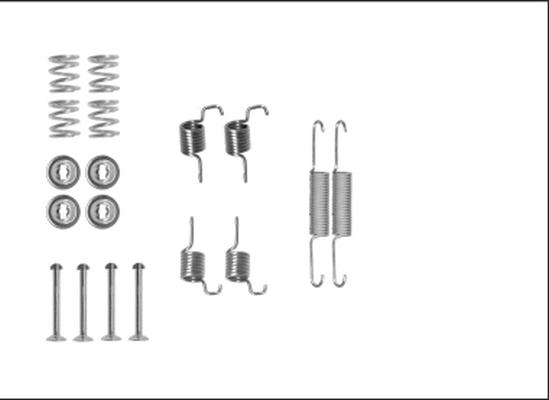 HELLA PAGID 8DZ 355 205-951 - Комплектующие, стояночная тормозная система autosila-amz.com