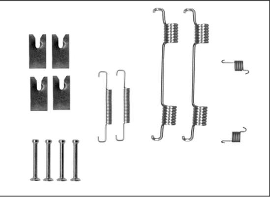 HELLA PAGID 8DZ 355 206-121 - Комплектующие, стояночная тормозная система autosila-amz.com