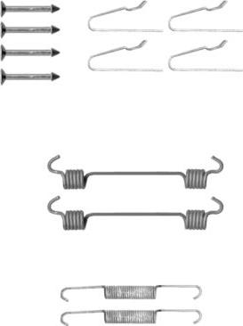 HELLA PAGID 8DZ 355 201-811 - Комплектующие, стояночная тормозная система autosila-amz.com