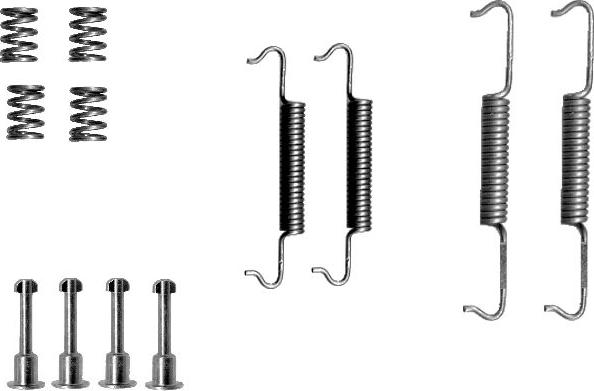 HELLA PAGID 8DZ 355 201-791 - Комплектующие, стояночная тормозная система autosila-amz.com