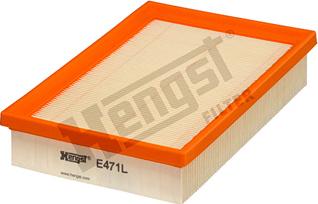 Hengst Filter E471L - Воздушный фильтр, двигатель autosila-amz.com