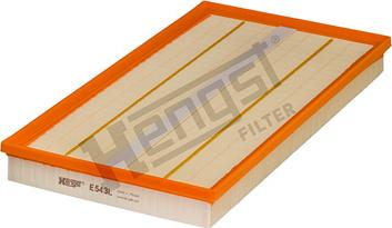 Hengst Filter E543L - Воздушный фильтр, двигатель autosila-amz.com