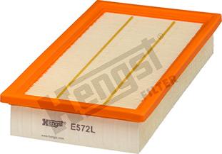 Hengst Filter E572L - Воздушный фильтр, двигатель autosila-amz.com