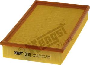 Hengst Filter E691L - Воздушный фильтр, двигатель autosila-amz.com