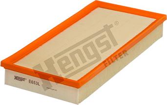 Hengst Filter E653L - Воздушный фильтр, двигатель autosila-amz.com