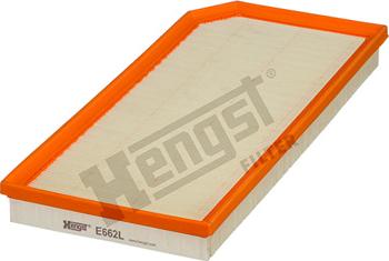 Hengst Filter E662L - Воздушный фильтр, двигатель autosila-amz.com