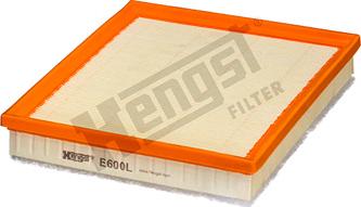 Hengst Filter E600L - Воздушный фильтр, двигатель autosila-amz.com