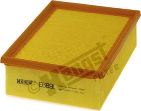 Hengst Filter E689L - Воздушный фильтр, двигатель autosila-amz.com