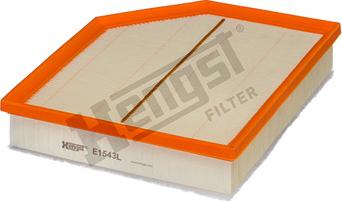 Hengst Filter E1543L - Воздушный фильтр, двигатель autosila-amz.com