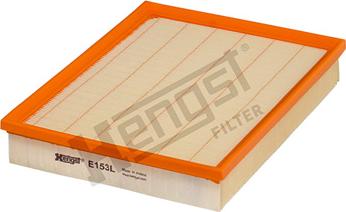 Hengst Filter E153L - Воздушный фильтр, двигатель autosila-amz.com
