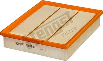 Hengst Filter E1698L - Воздушный фильтр, двигатель autosila-amz.com