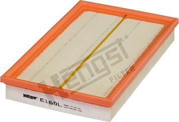 Hengst Filter E160L - Автозапчасть/фильтр воздушный autosila-amz.com