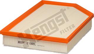 Hengst Filter E1000L - Воздушный фильтр, двигатель autosila-amz.com