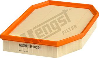 Hengst Filter E1039L - Воздушный фильтр, двигатель autosila-amz.com