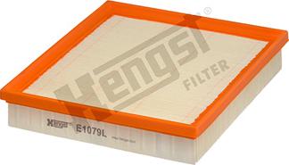 Hengst Filter E1079L - Воздушный фильтр, двигатель autosila-amz.com
