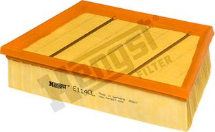 Hengst Filter E1140L - Воздушный фильтр, двигатель autosila-amz.com