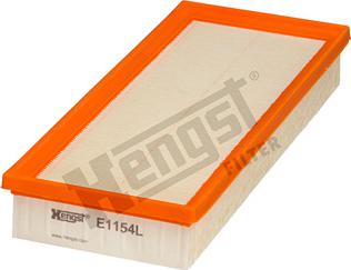 Hengst Filter E1154L - Воздушный фильтр, двигатель autosila-amz.com