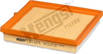 Hengst Filter E1127L - Воздушный фильтр, двигатель autosila-amz.com