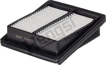 Hengst Filter E1173L - Воздушный фильтр, двигатель autosila-amz.com