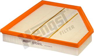 Hengst Filter E1345L - Воздушный фильтр, двигатель autosila-amz.com