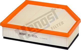 Hengst Filter E1353L - Воздушный фильтр, двигатель autosila-amz.com