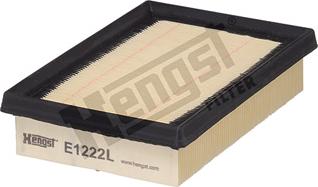 Hengst Filter E1222L - Воздушный фильтр, двигатель autosila-amz.com