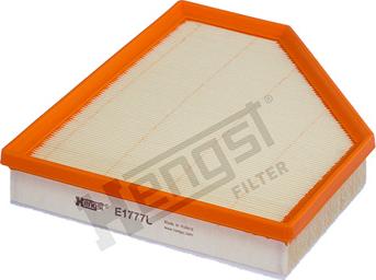 Hengst Filter E1777L - Воздушный фильтр, двигатель autosila-amz.com