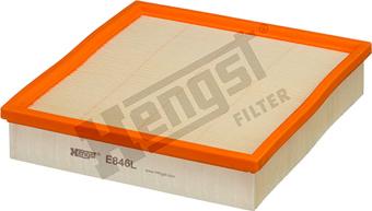 Hengst Filter E846L - Воздушный фильтр, двигатель autosila-amz.com