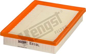 Hengst Filter E819L - Воздушный фильтр, двигатель autosila-amz.com