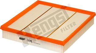 Hengst Filter E834L - Воздушный фильтр, двигатель autosila-amz.com