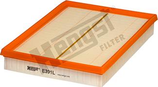 Hengst Filter E391L - Воздушный фильтр, двигатель autosila-amz.com