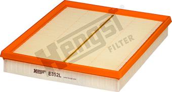 Hengst Filter E352L - Воздушный фильтр, двигатель autosila-amz.com