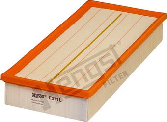 Hengst Filter E371L - Воздушный фильтр, двигатель autosila-amz.com