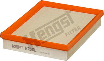 Hengst Filter E250L - Воздушный фильтр, двигатель autosila-amz.com