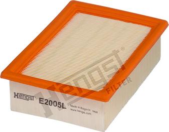 Hengst Filter E2005L - Воздушный фильтр, двигатель autosila-amz.com