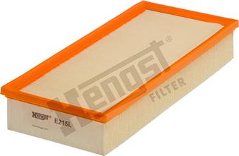 Hengst Filter E215L - Воздушный фильтр, двигатель autosila-amz.com