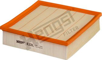 Hengst Filter E22L - Воздушный фильтр, двигатель autosila-amz.com