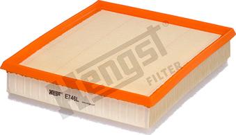 Hengst Filter E746L - фильтра воздуха NISSAN INTERSTAR OPEL MOVANO RENAULT MASTER II 2.2DCI/2.5DCI/3.0DCI 09.00- autosila-amz.com