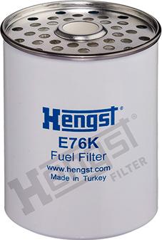 Hengst Filter E76K D42 - Топливный фильтр autosila-amz.com