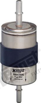 Hengst Filter H493WK - Топливный фильтр autosila-amz.com