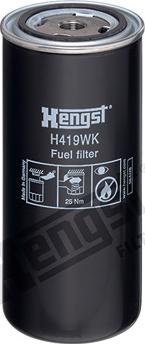 Hengst Filter H419WK - Топливный фильтр autosila-amz.com