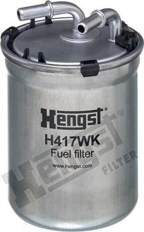 Hengst Filter H417WK - Топливный фильтр autosila-amz.com