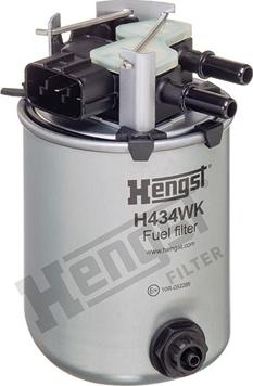 Hengst Filter H434WK - Топливный фильтр autosila-amz.com