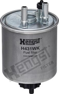 Hengst Filter H431WK - Топливный фильтр autosila-amz.com